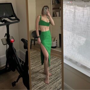 Meshki linen matching set - xxs matching skirt and top